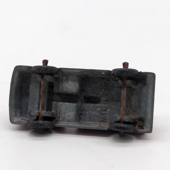 Vintage Toy Car Set - Corgi Heinkel Bubble, Midget Fire Truck, Tow Truck, Drag - Picture 8 of 14